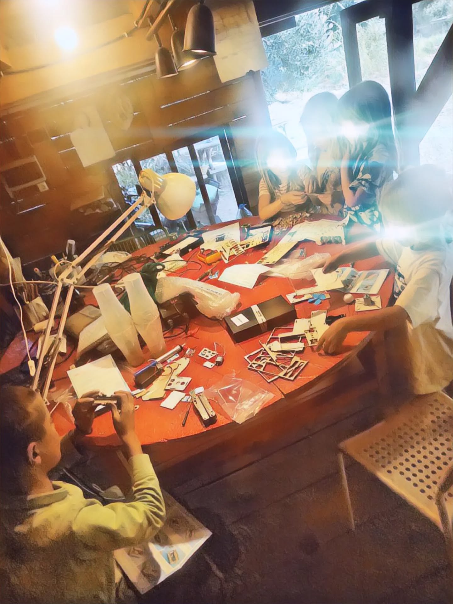 The maker culture is all about rolling up your …