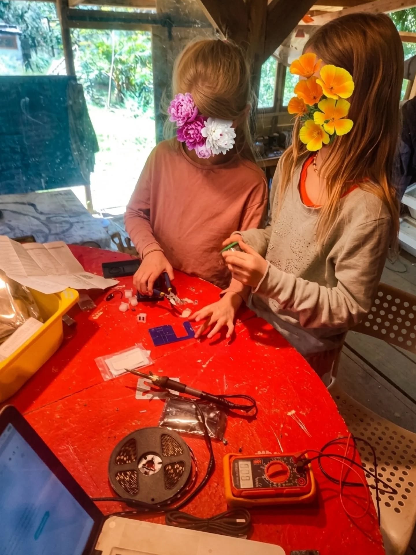 A hackerspace is a community-run workshop where…