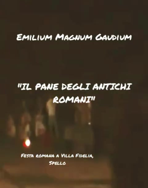 Emilium Magnum Gaudium: ‘The bread of the ancients …’